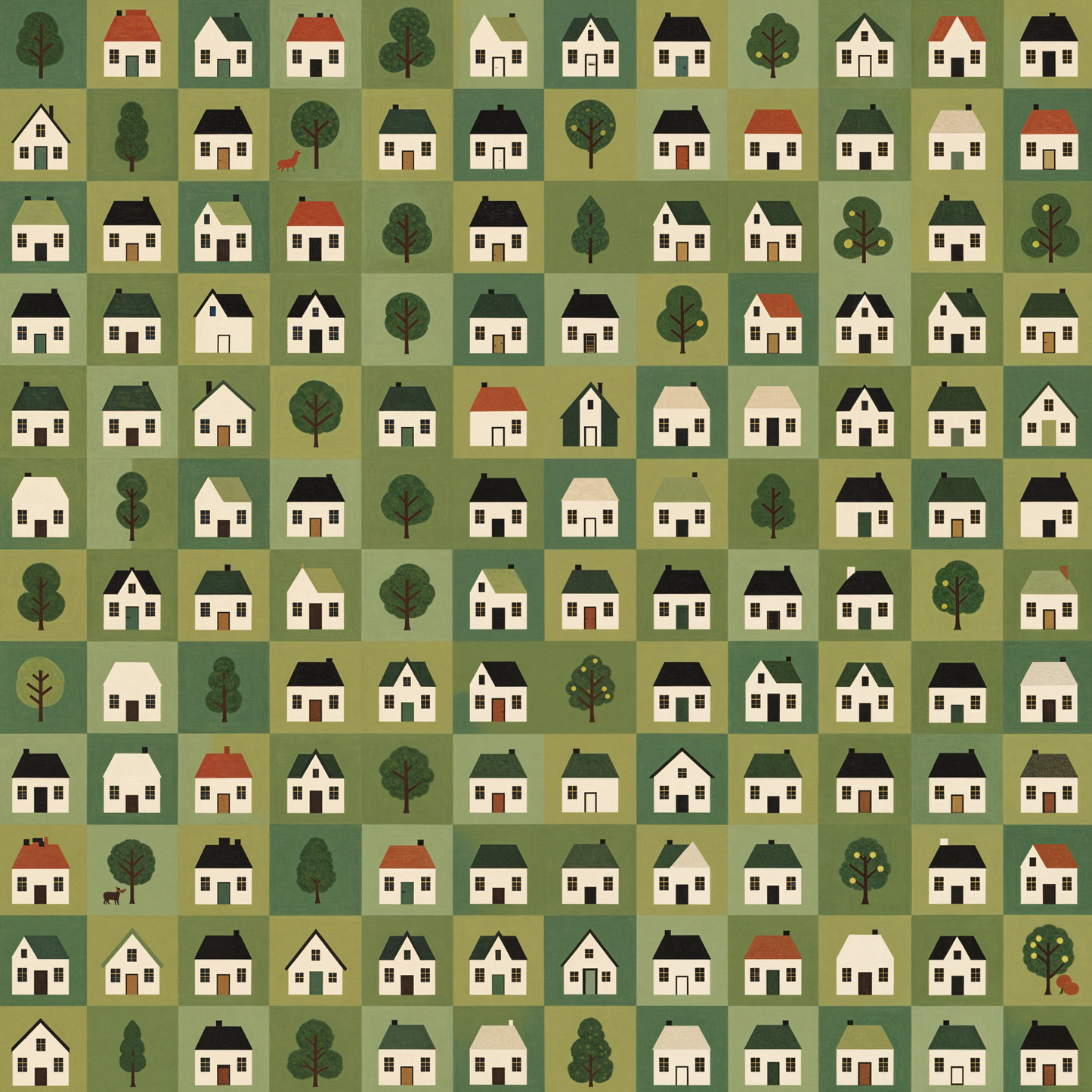 Tableau Hamlet | Square Silk Scarf