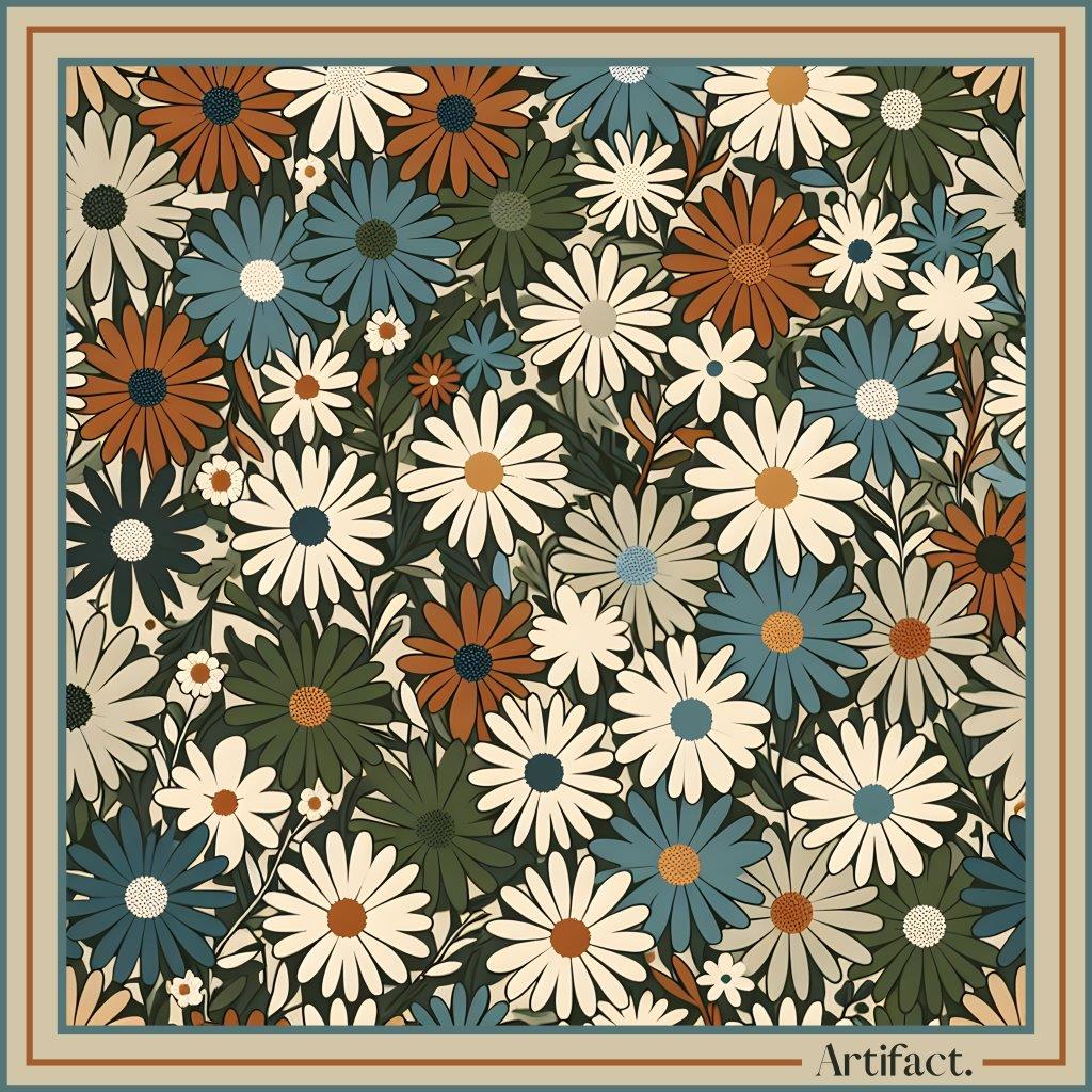 Petal: Square Silk Scarf