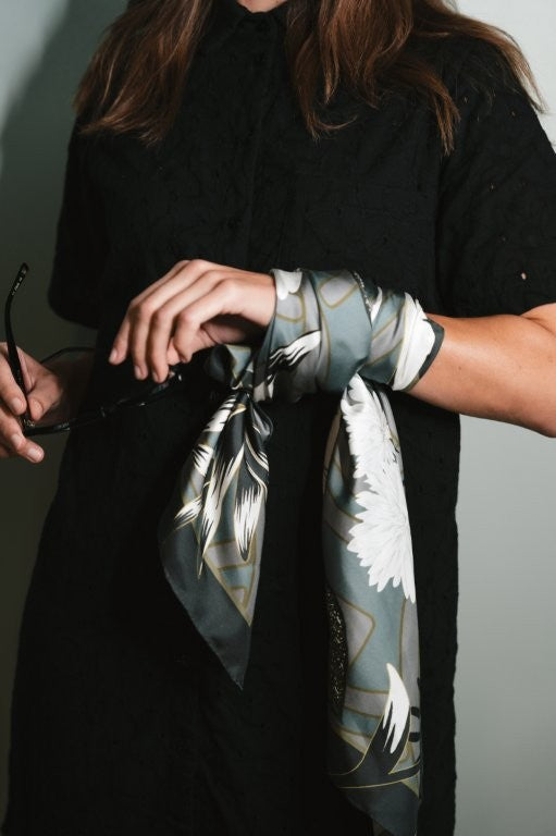 Silva Noire: Square Silk Scarf