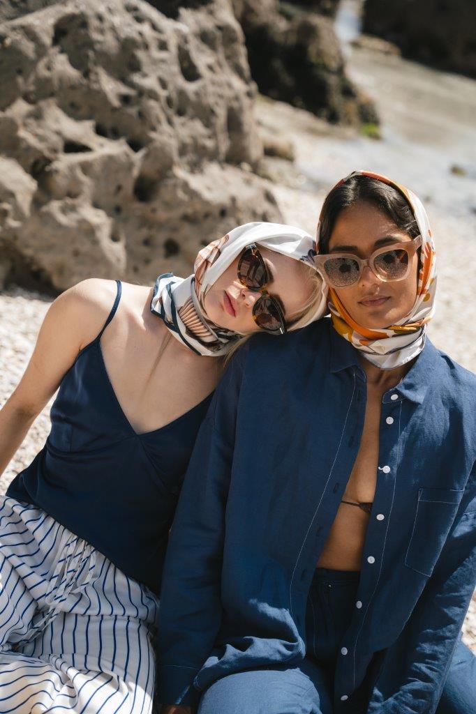 Floravive: Square Silk Scarf