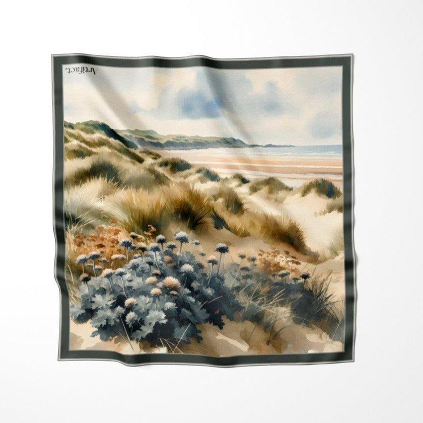 Seascape: Square Silk Scarf