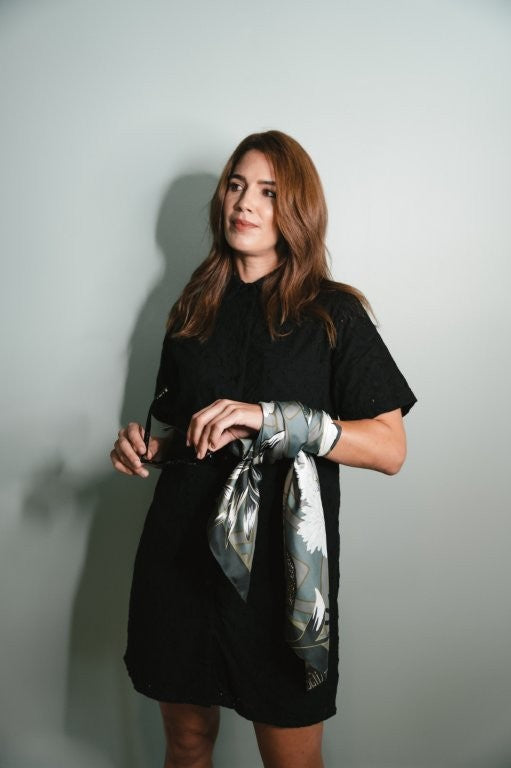 Silva Noire: Square Silk Scarf