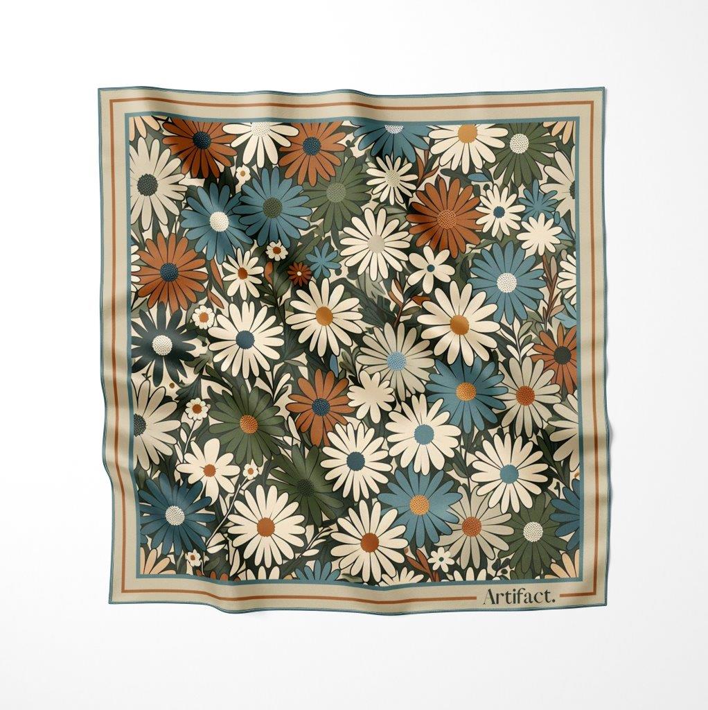 Petal: Square Silk Scarf