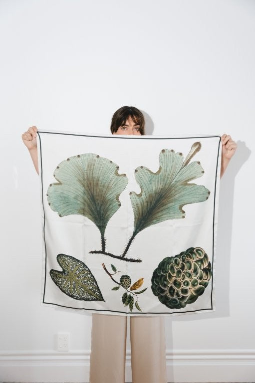 Silva Viridis: Square Silk Scarf