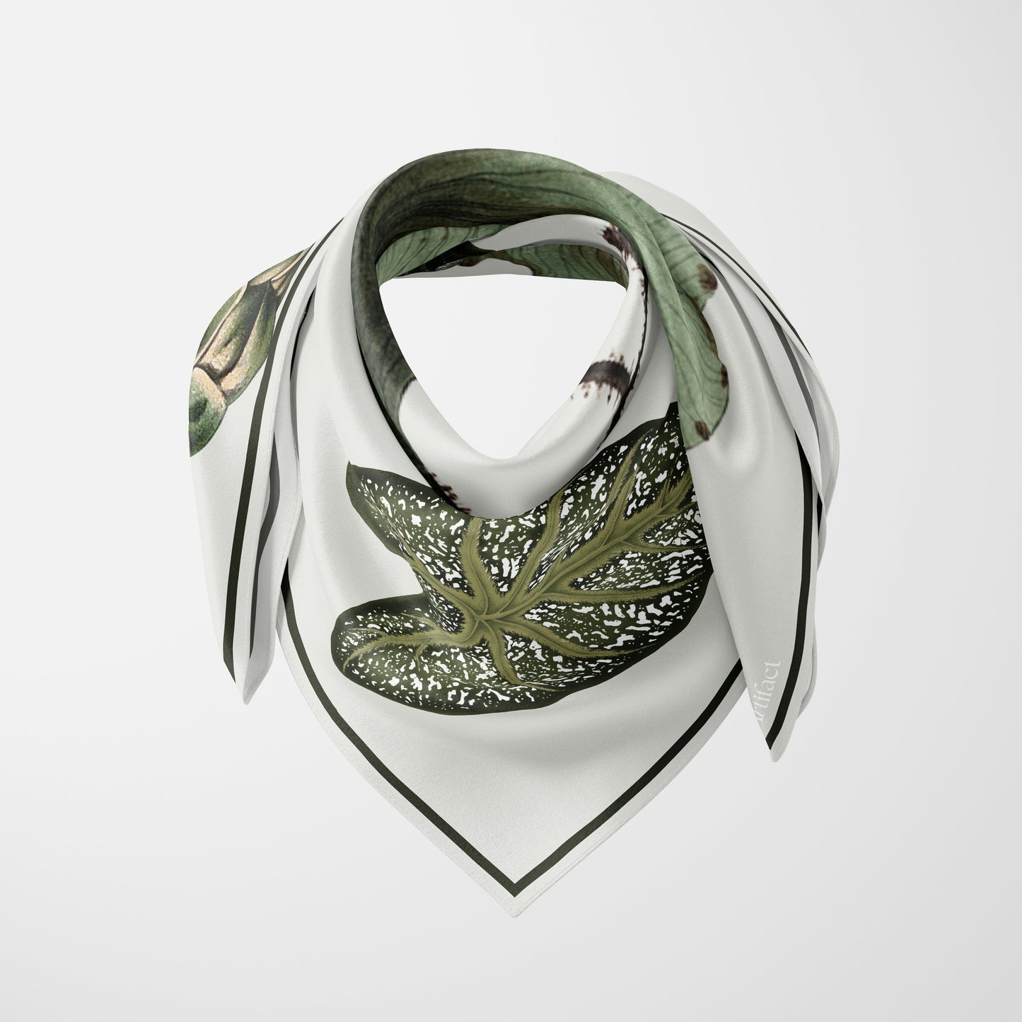 Silva Viridis: Square Silk Scarf