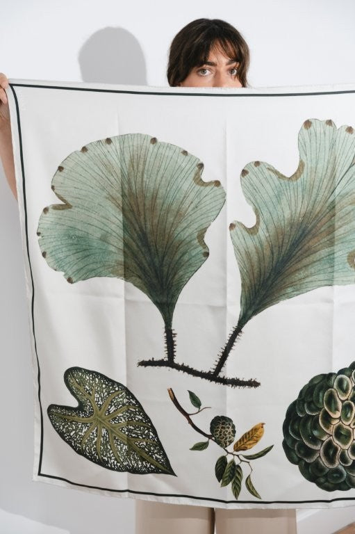 Silva Viridis: Square Silk Scarf