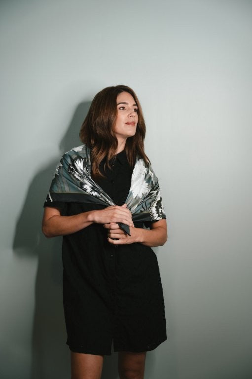 Silva Noire: Square Silk Scarf