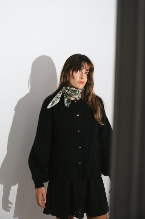 Silva Noire: Square Silk Scarf