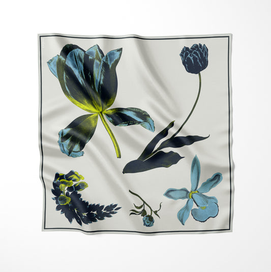 Eos Bloom:  Square Silk Scarf