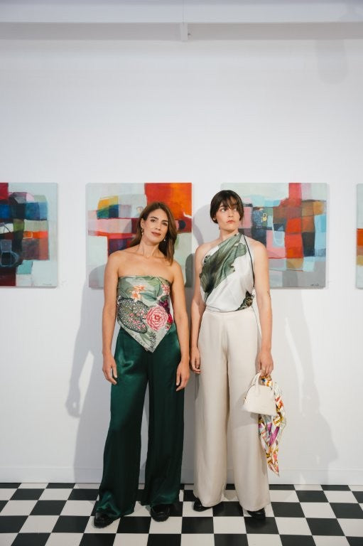 Silva Viridis: Square Silk Scarf