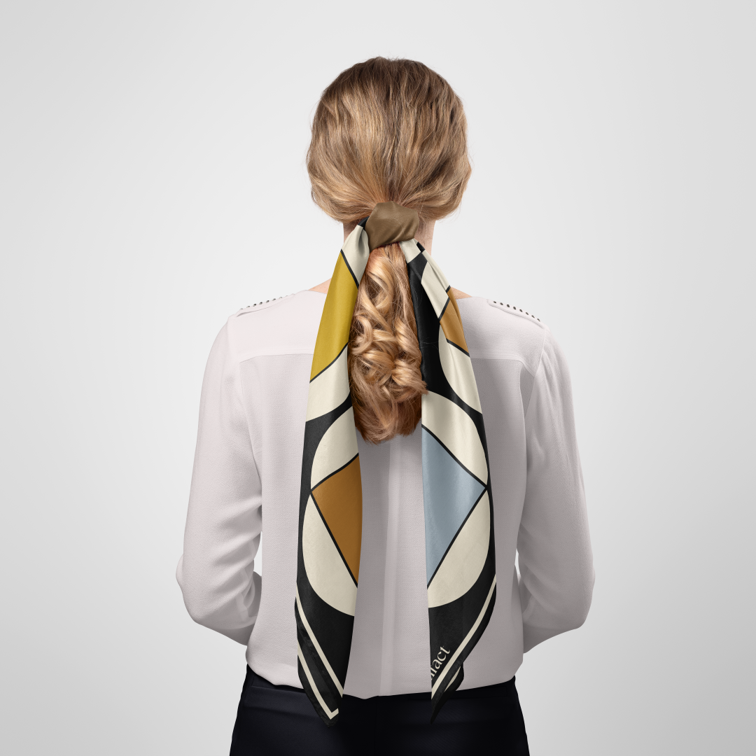 Tableau Forme | Square Silk Scarf