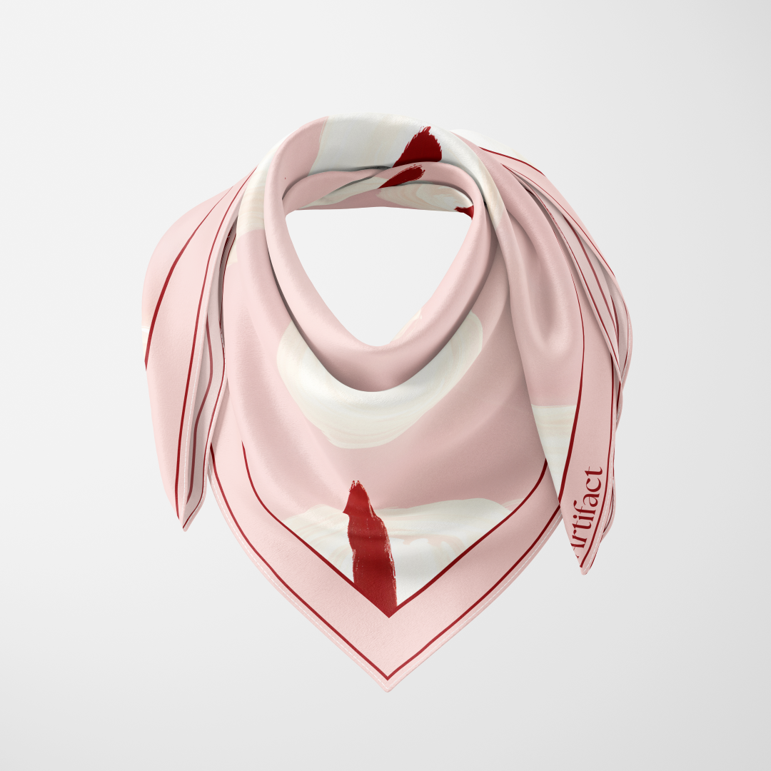 Tableau Rosetta | Square Silk Scarf
