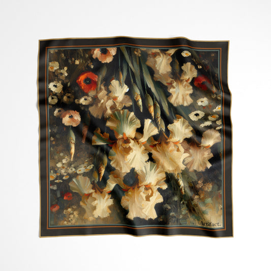 Velour Garden:  Square Silk Scarf