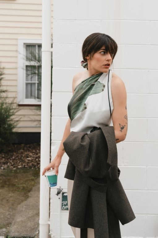 Silva Viridis: Square Silk Scarf