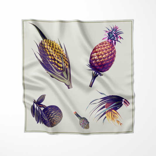 Pomona Grove:  Square Silk Scarf