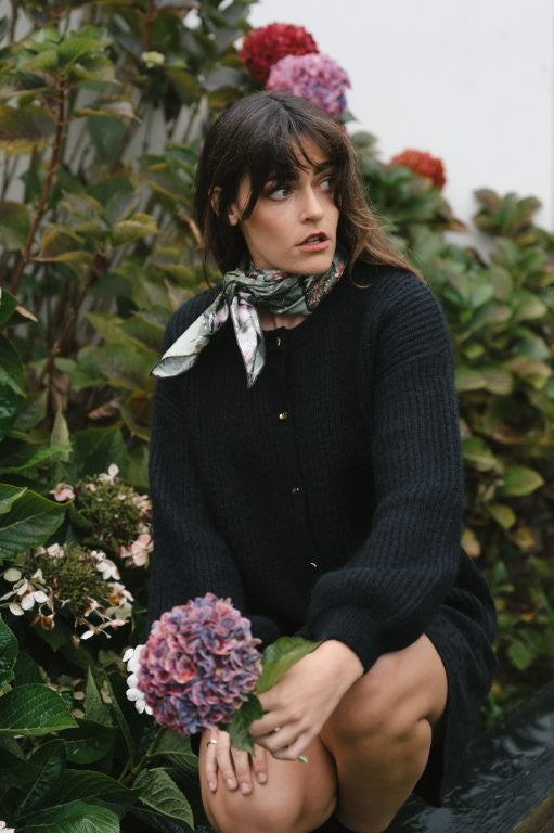 Silva Noire: Square Silk Scarf