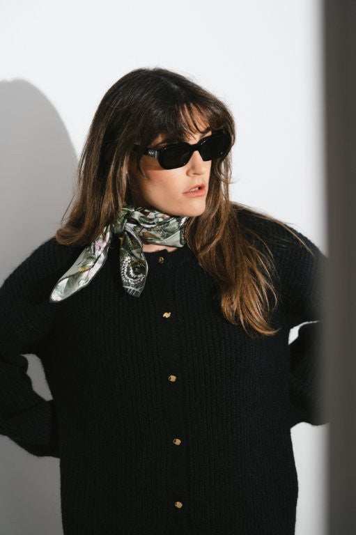 Silva Noire: Square Silk Scarf