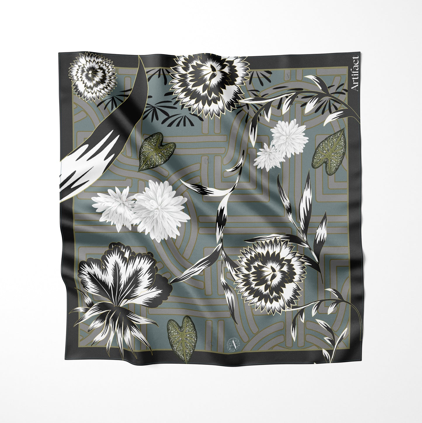Silva Noire: Square Silk Scarf