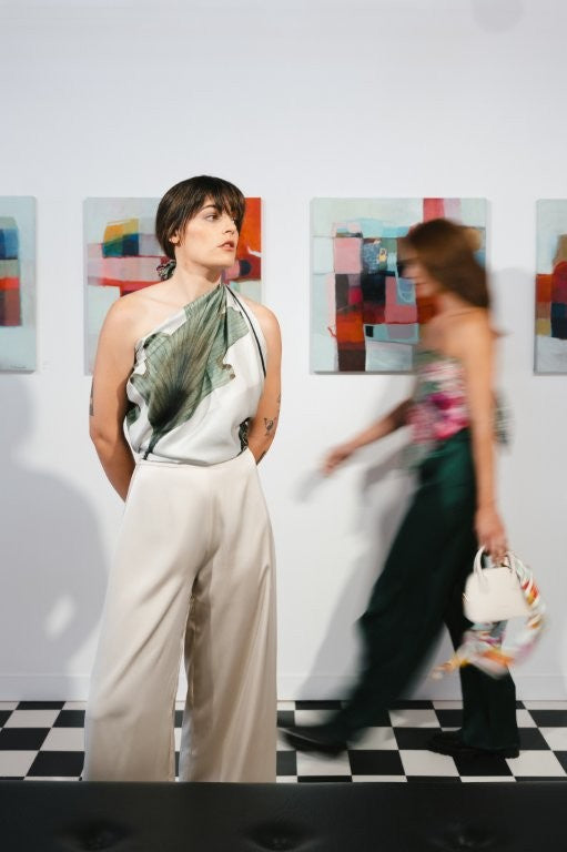 Silva Viridis: Square Silk Scarf