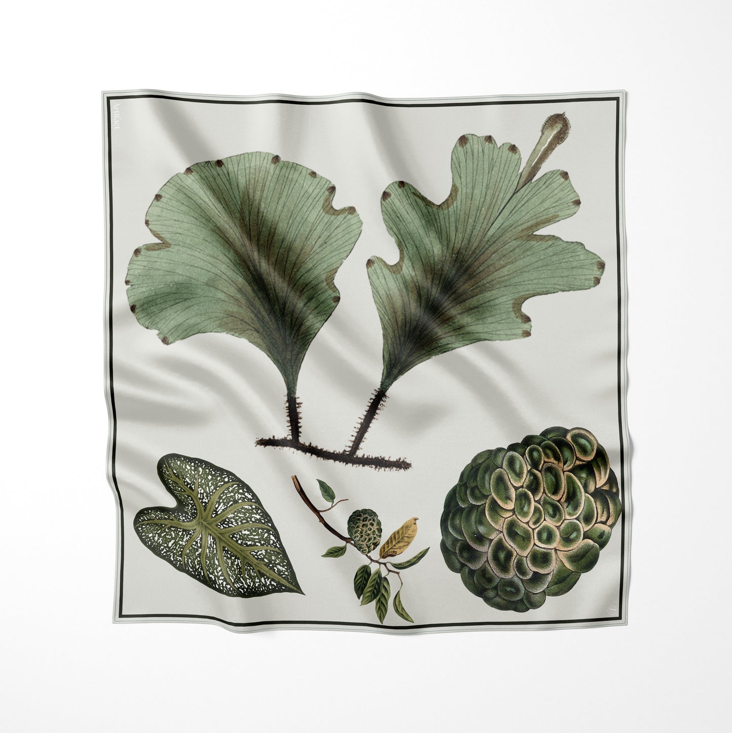 Silva Viridis: Square Silk Scarf