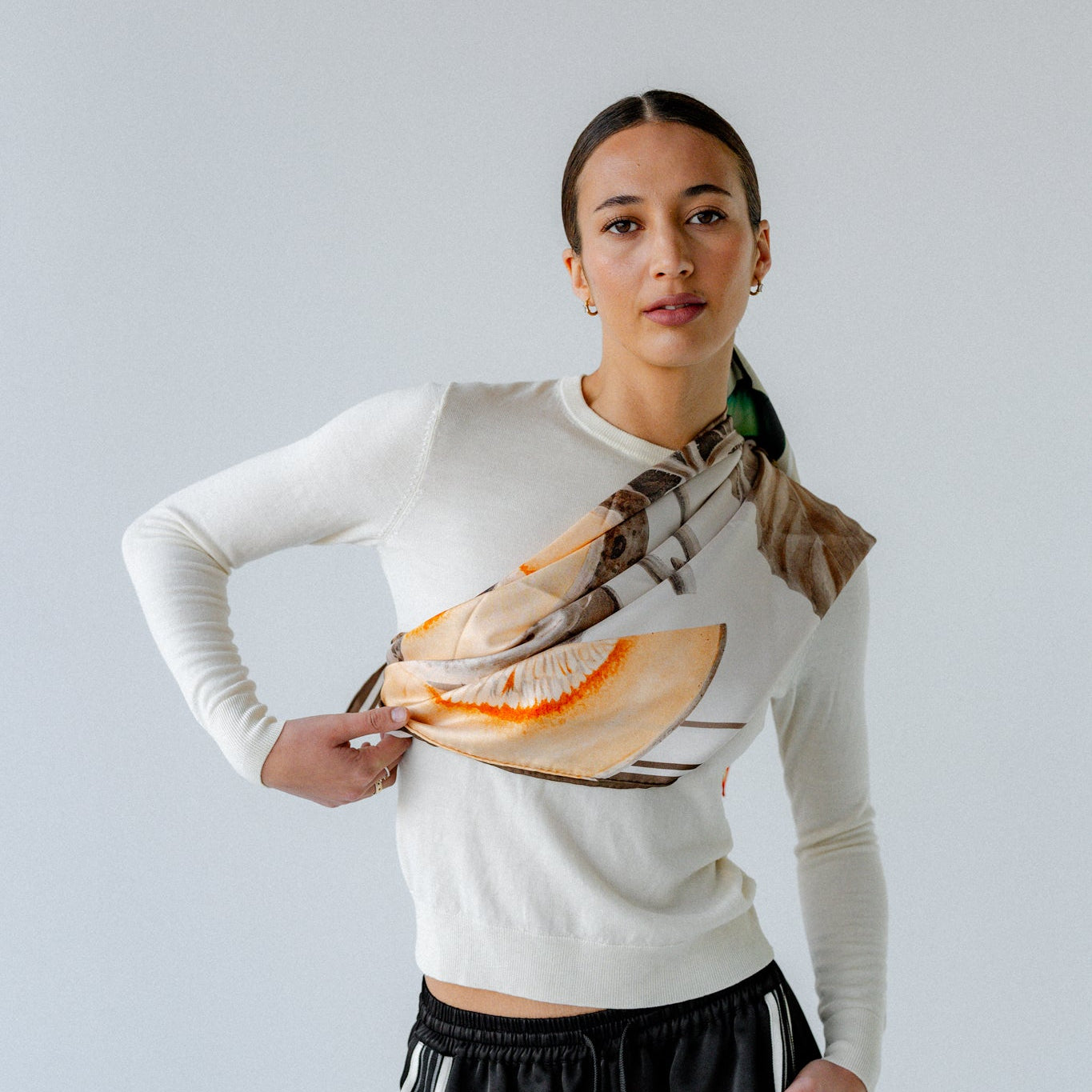 Liora Heirloom: Square Silk Scarf