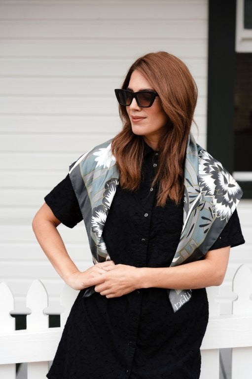 Silva Noire: Square Silk Scarf