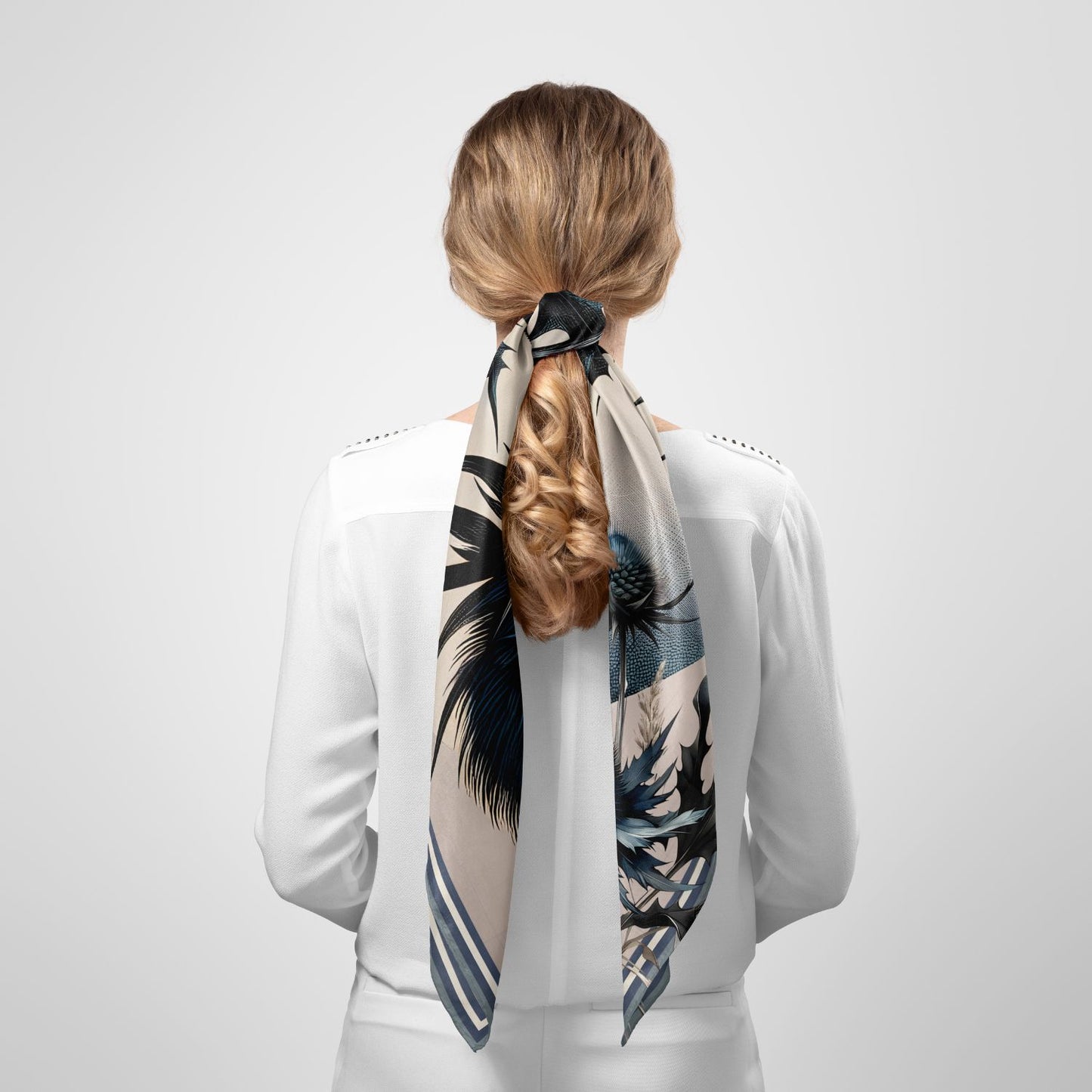 Solan: Square Silk Scarf