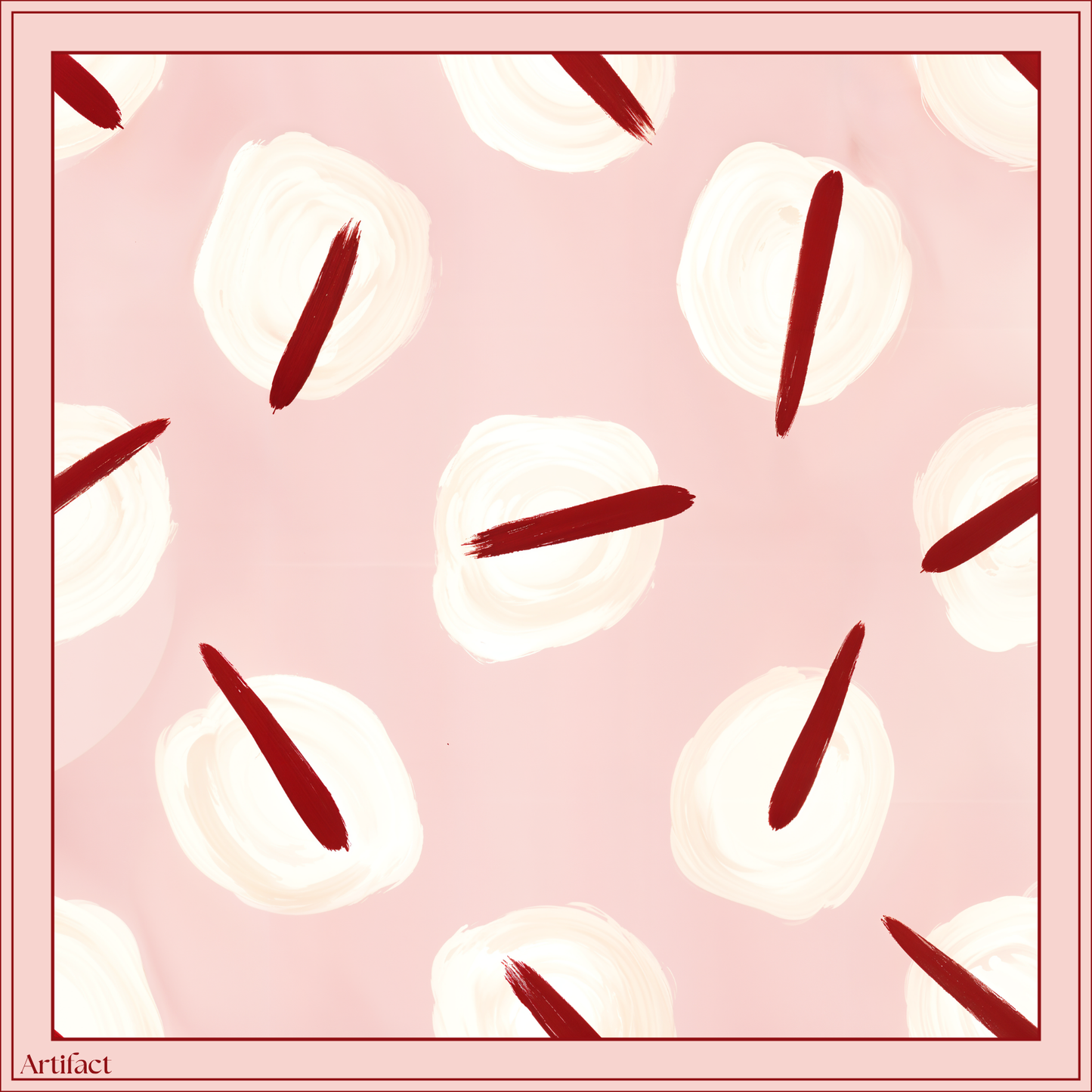 Tableau Rosetta | Square Silk Scarf