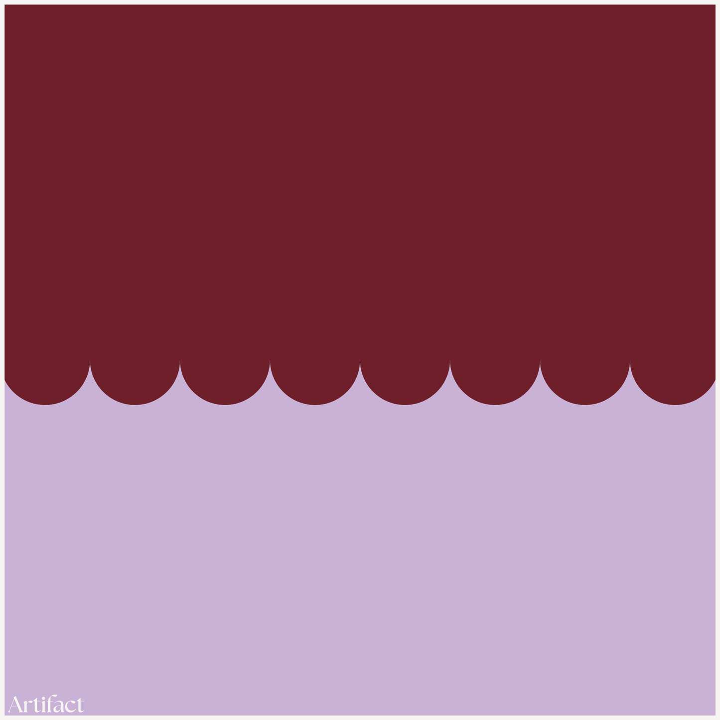 Oxblood Lilac Square Silk Scarf