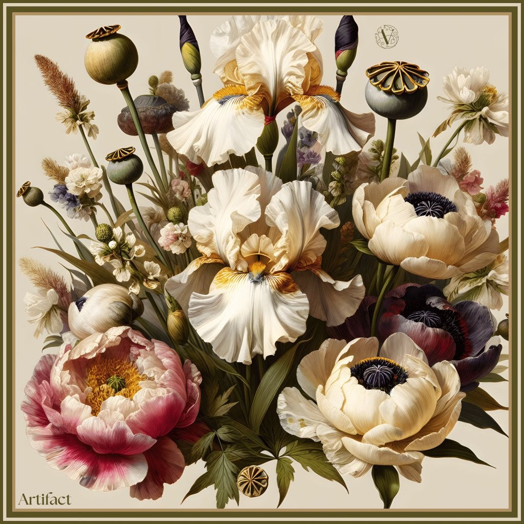 Liora Bounty:  Square Silk Scarf