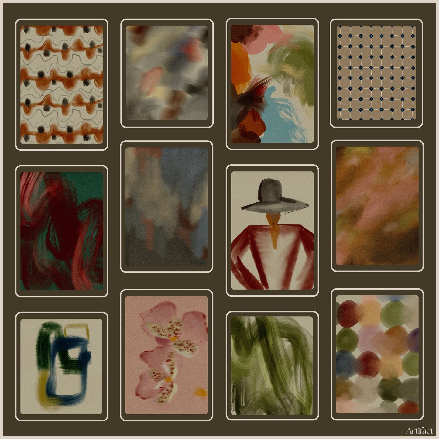 Tableau Muse | Square Silk Scarf