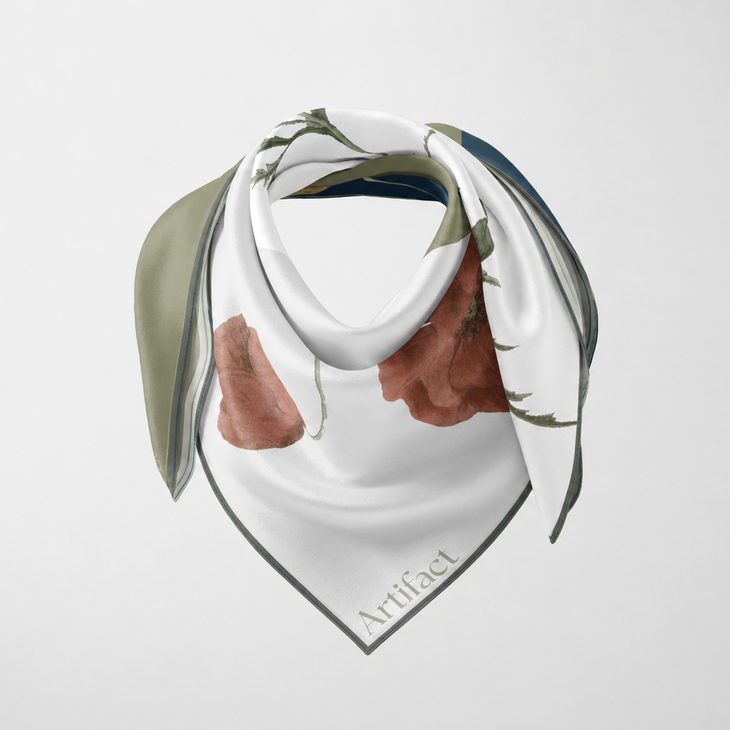 Liora Still:  Square Silk Scarf