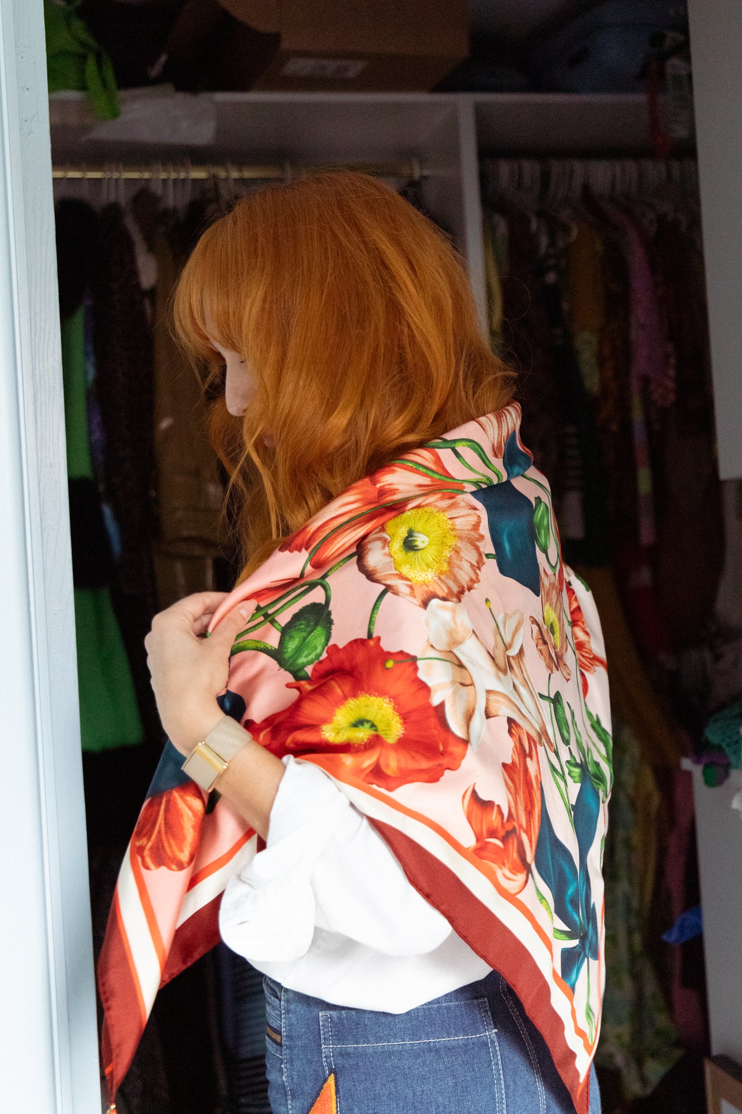 Generations Square Silk Scarf