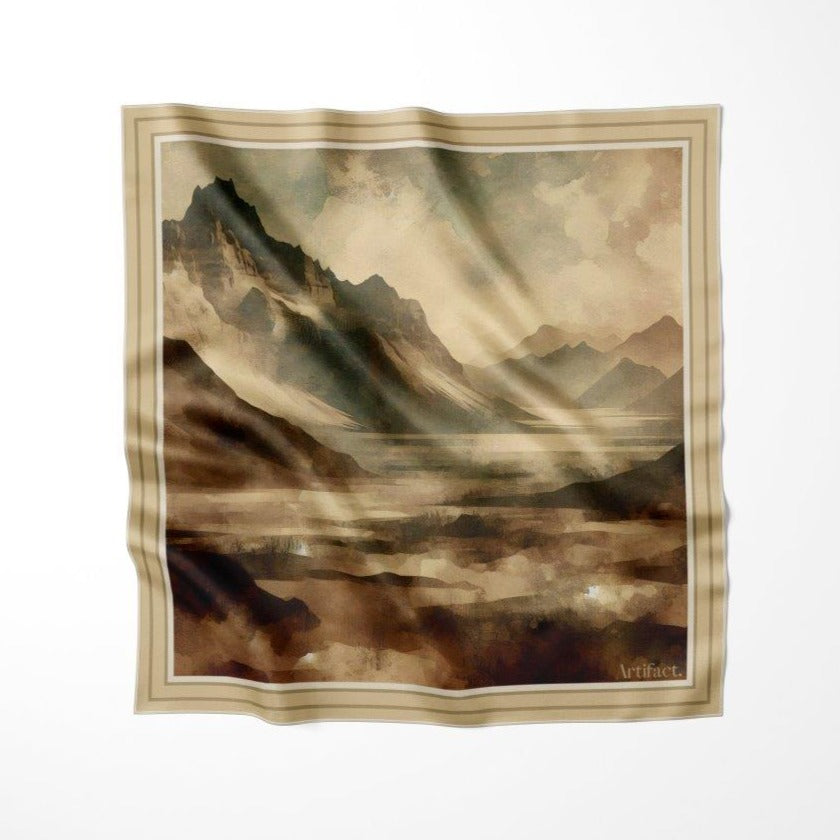 Valley :  Square Silk Scarf