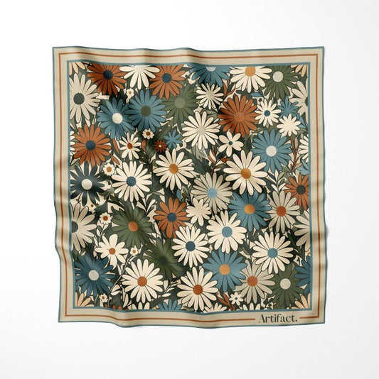 Petal:  Square Silk Scarf