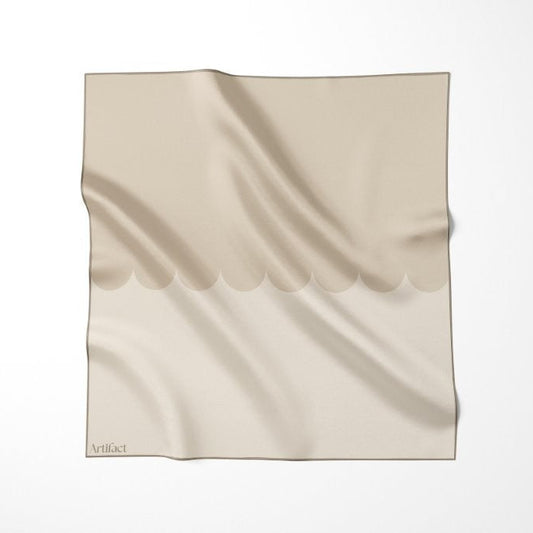 Sand Dune Square Silk Scarf