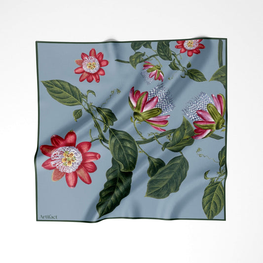 Liora Blossom:  Square Silk Scarf