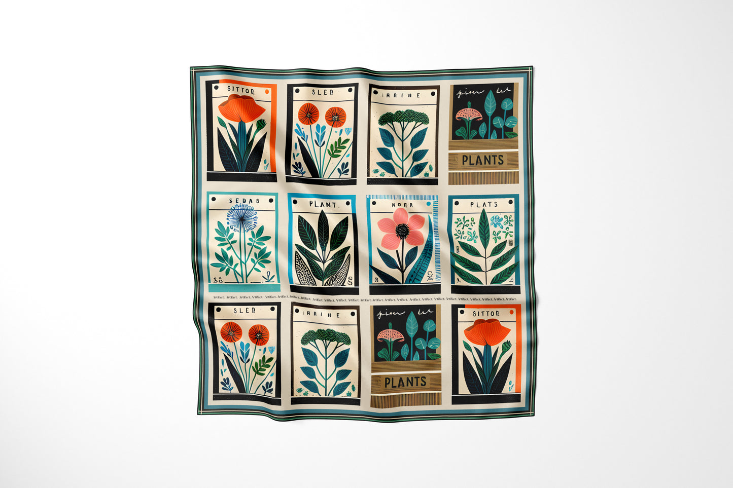 Flora: Women's Silk Scarf