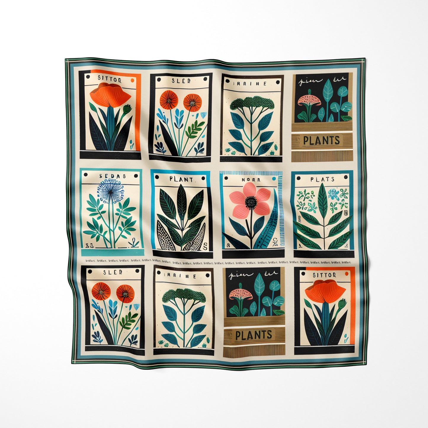 Flora: Women's Silk Scarf