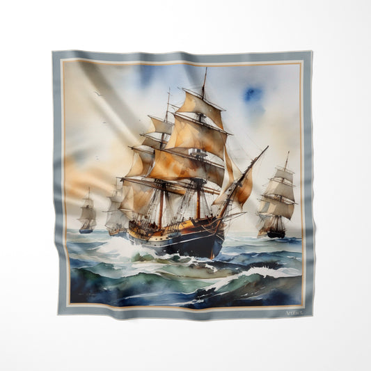 Vessels:  Women's Silk Scarf