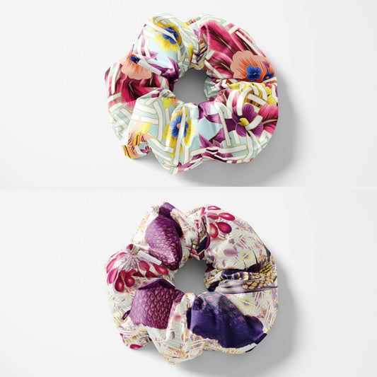 Pomona Silk Scrunchie Pack of 2 – XL