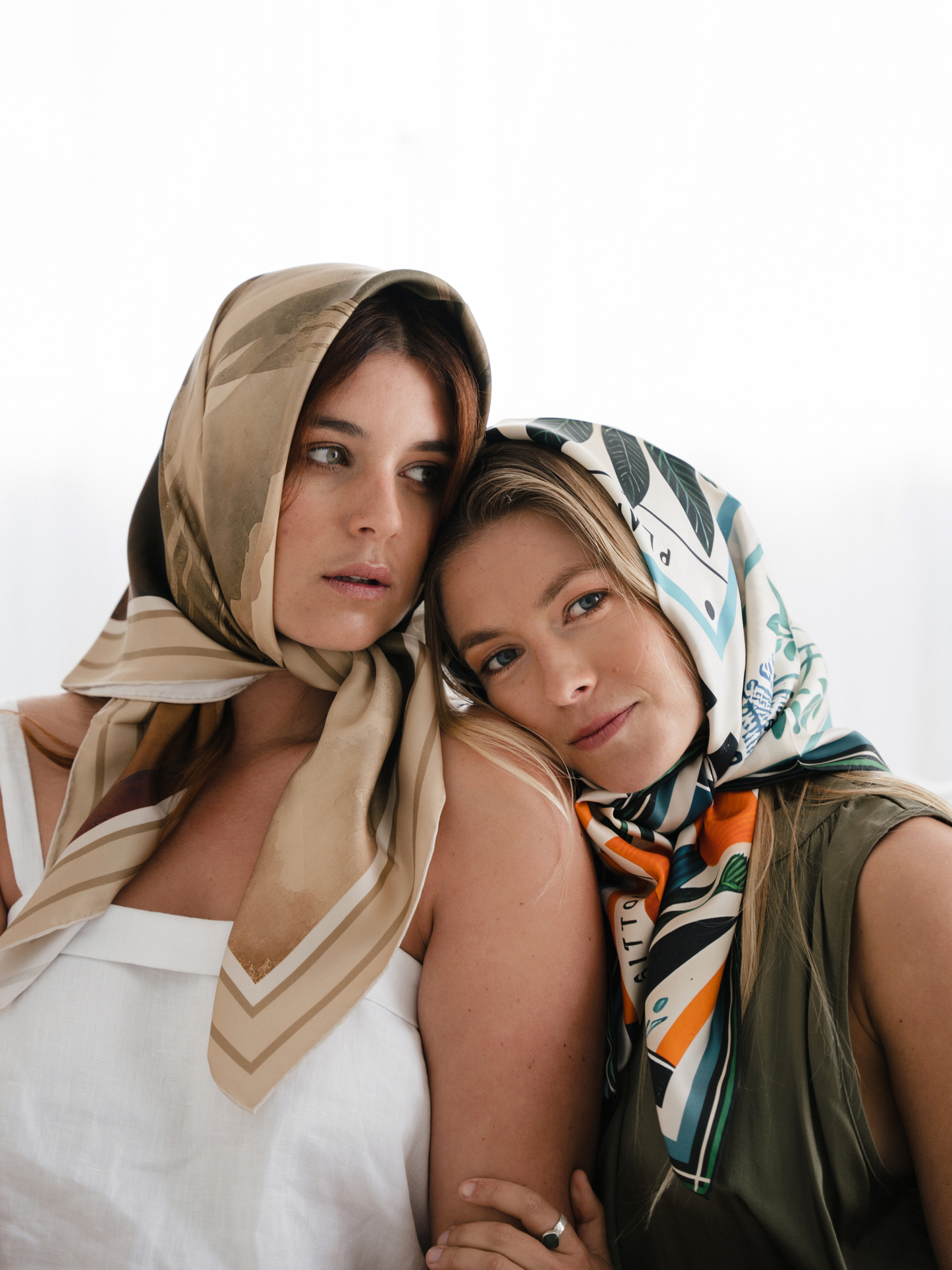 Flora: Women's Silk Scarf