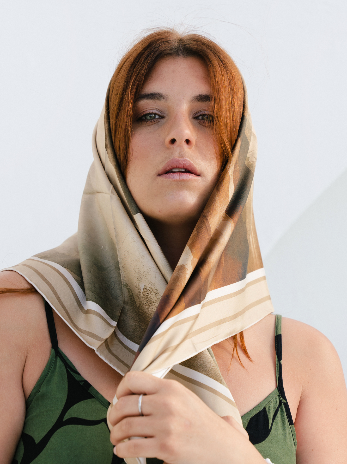 Valley :  Square Silk Scarf