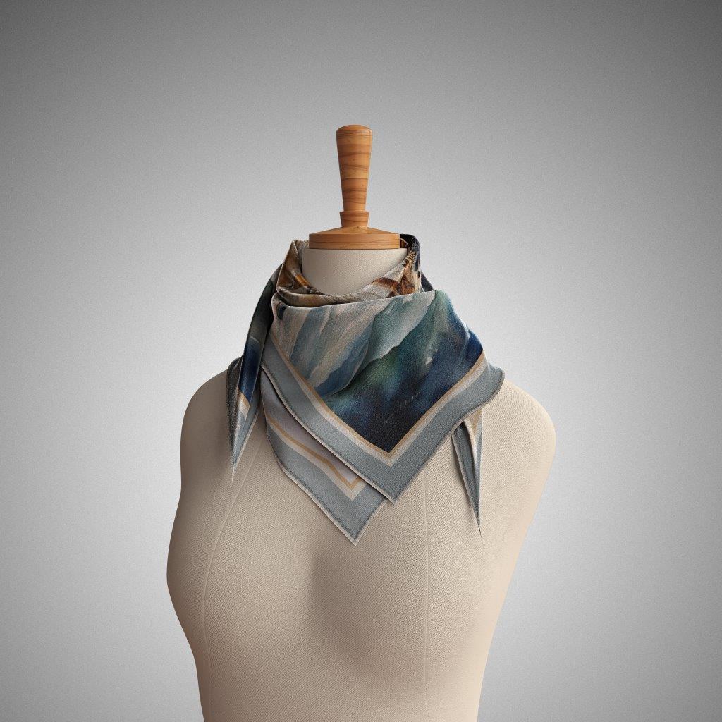 Vessels:  Women's Silk Scarf