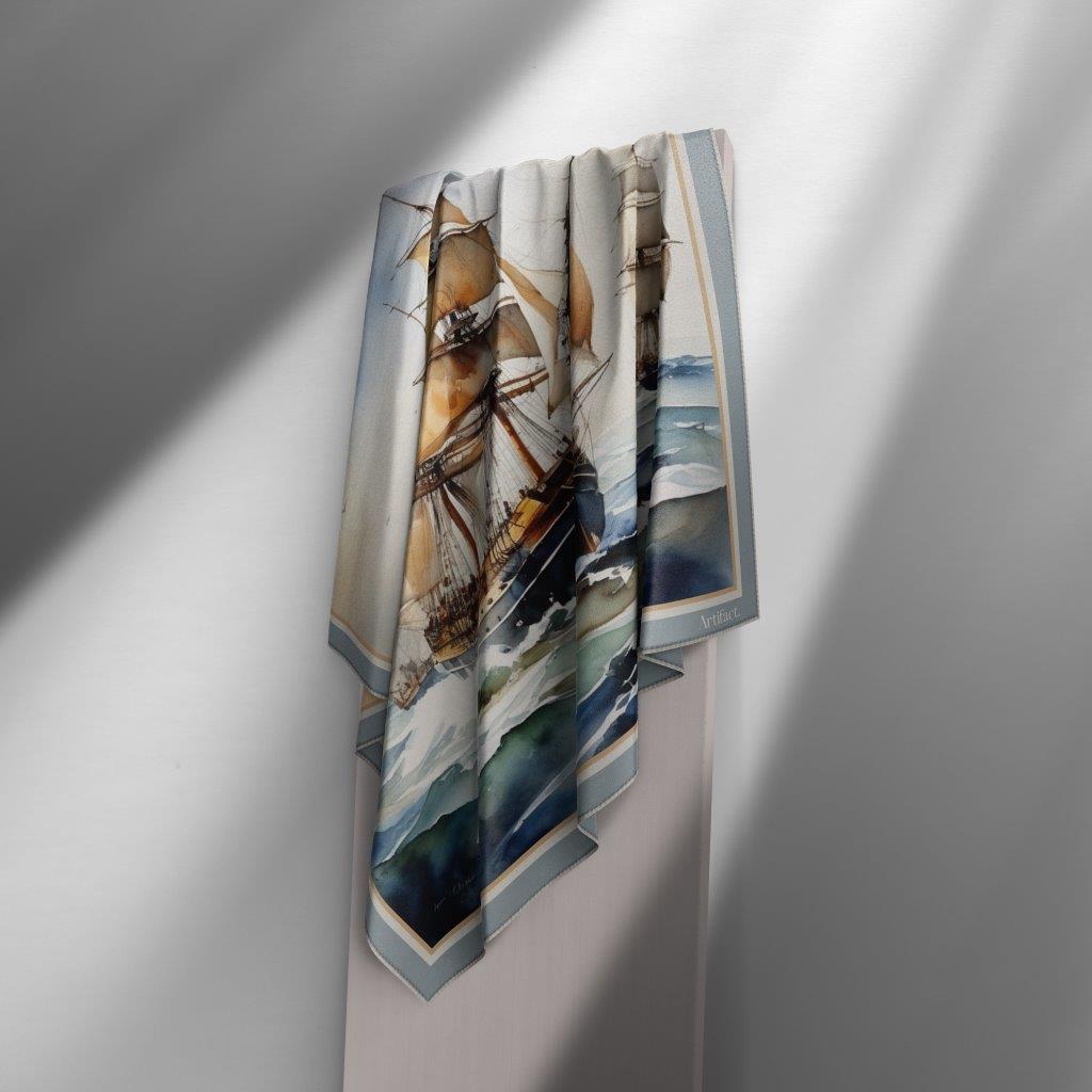 Vessels:  Women's Silk Scarf