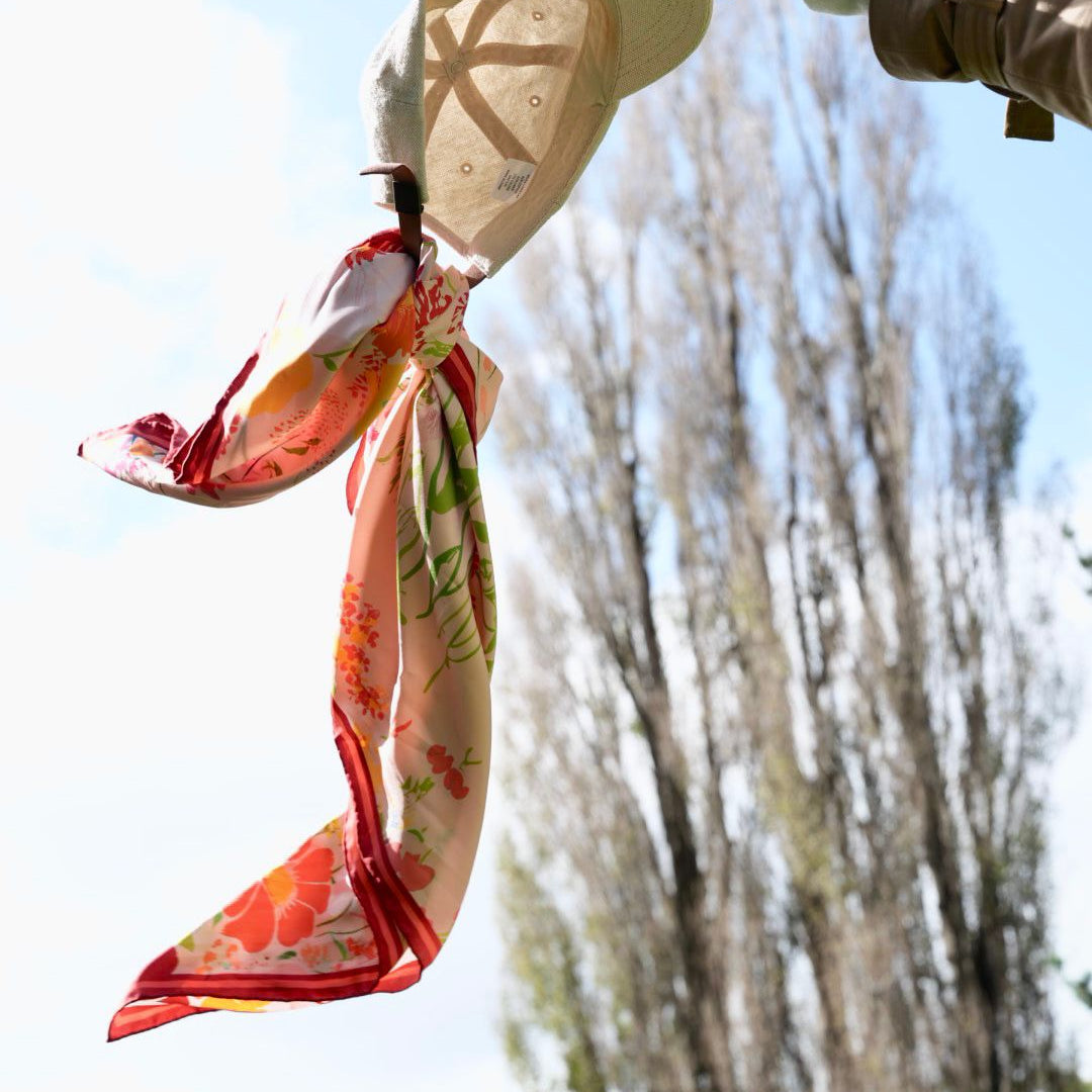 Liora Meadow:  Square Silk Scarf