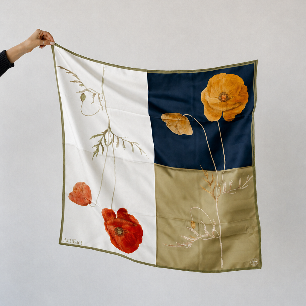 Liora Still:  Square Silk Scarf