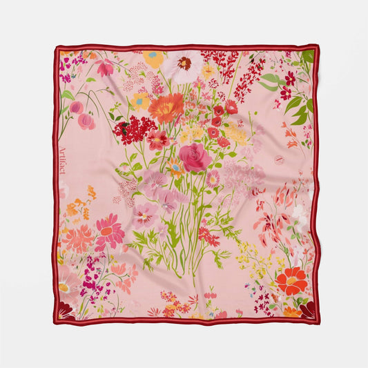 Liora Meadow:  Square Silk Scarf