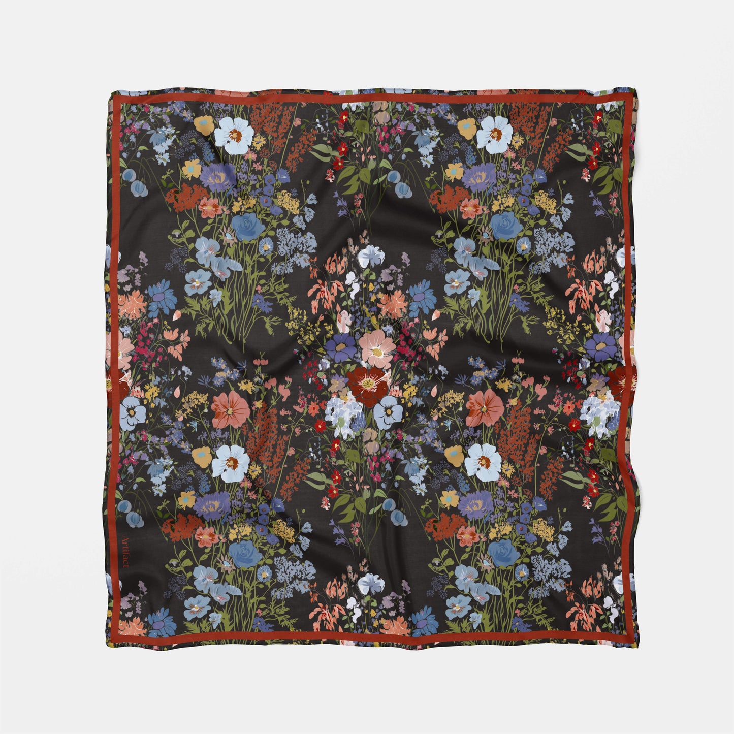 Liora Noir:  Square Silk Scarf