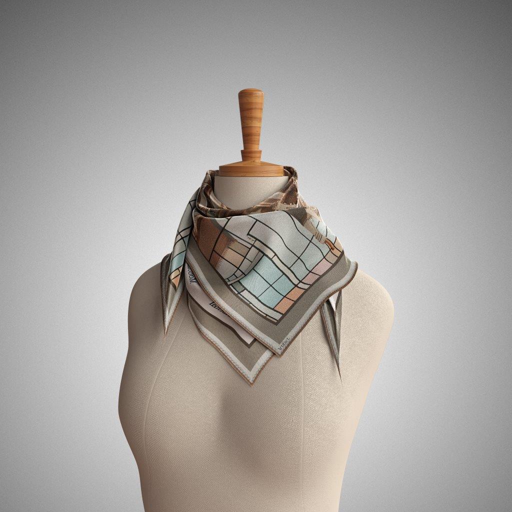 Residence:  Women's Silk Scarf